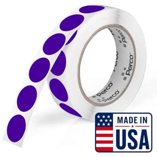 Purple Round Circle Dot Sticker 1