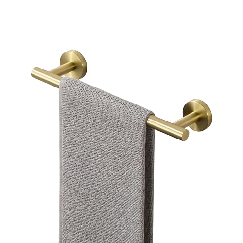 Brushed Gold Hand Towel Holder for Bathroom Wall