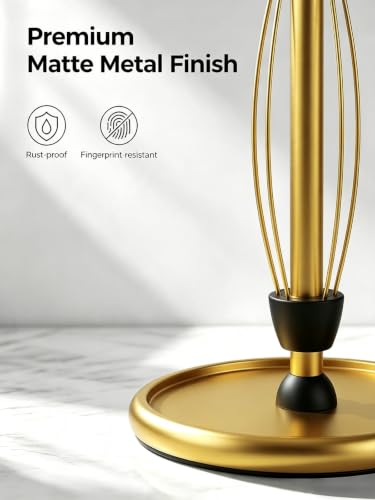 Paper Towel Holder Countertop with Weighted Base