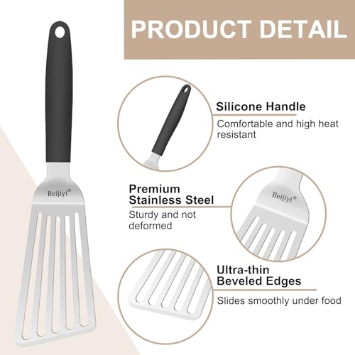 Stainlecss Steel Fish Spatula Set (2 Count)