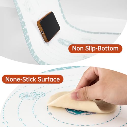 Non Stick Pastry Mat with 10 Quick Recipes