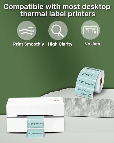 2x1 Inch Thermal Labels