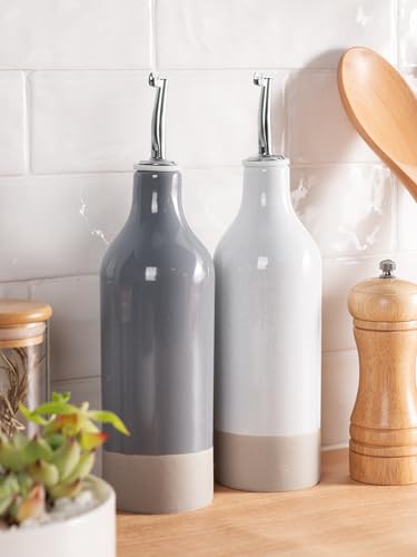 Ceramic Oil Dispenser Bottle (2 Count)