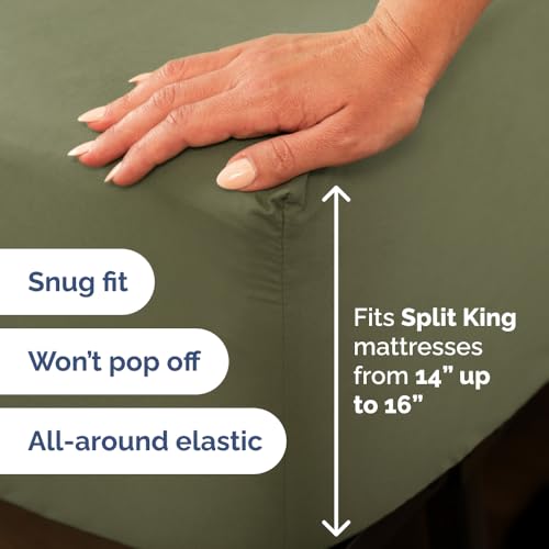Flex Top Split Head King 4 Piece Sheet Set