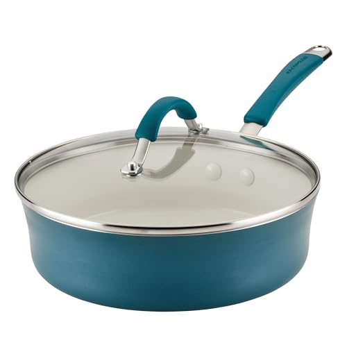 Cucina Ceramic Nonstick Saute Pan with Lid