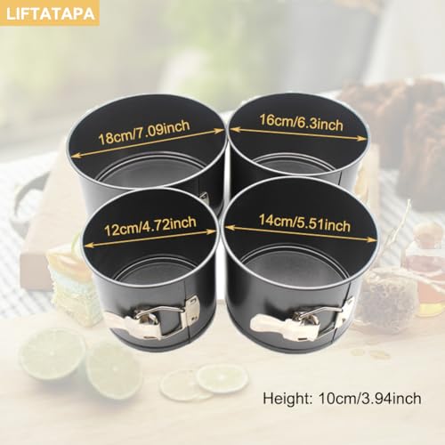 4Pcs Springform Pan (4 Count)