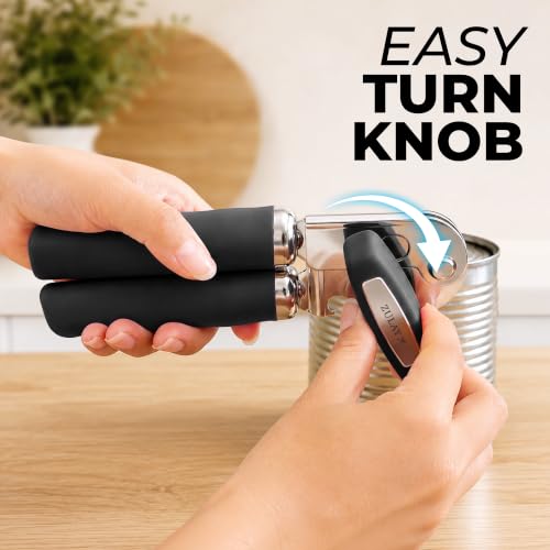 Stainless Steel Swing Open Manual Can Opener Comfortable Grip