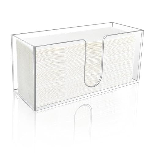 1 Pack Acrylic Paper Towel Holder