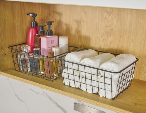 Wire Kitchen Storage Basket 4 Packs