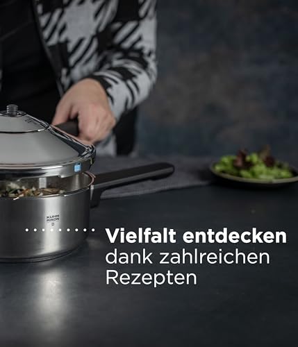 Duromatic Hotel Stainless Steel Pressure Cooker with Side Grips