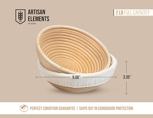 Banneton Bread Proofing Baskets (2 Count)