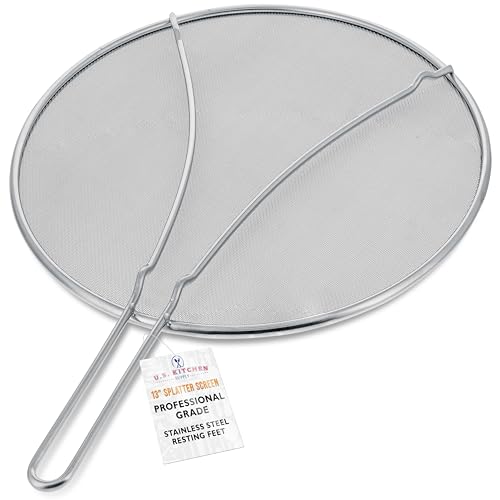 Stainless Steel Splatter Guard 13" Fine Mesh Cover