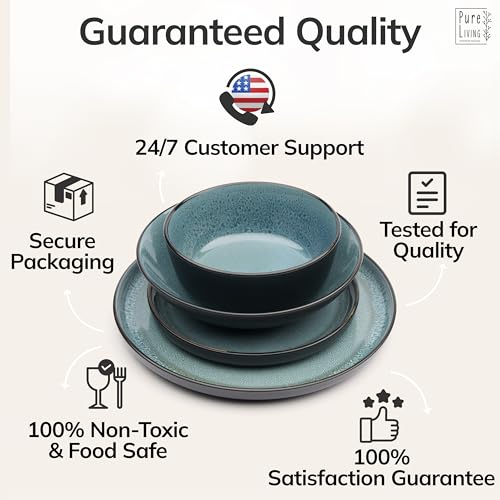 32 Piece Stoneware Dinnerware Set for 8 (32 Count)