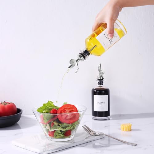 Olive Oil Dispenser Bottle for Kitchen (4 Count)