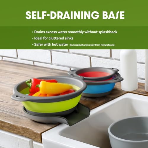 Collapsible Colanders with Self