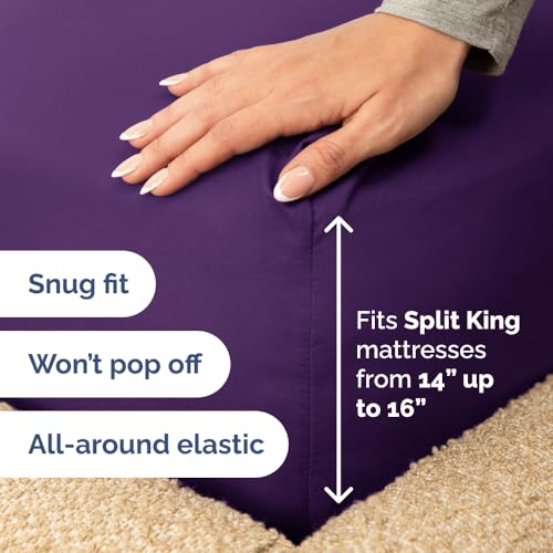 Flex Top Split Head King 4 Piece Sheet Set (4 Count)
