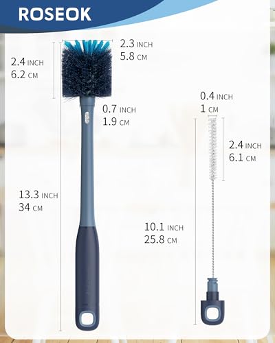 2 in 1 Bottle Brush with Straw Cleaner Brush