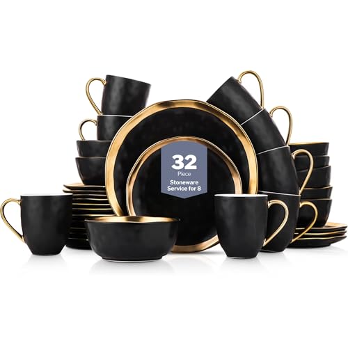Florian Modern Porcelain Dish Set (32 Count)