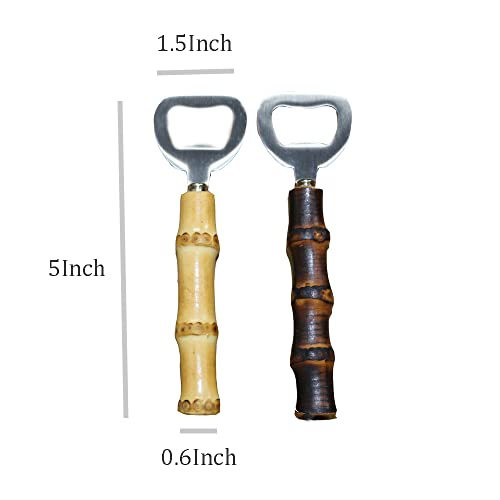 2PCS Stainless Steeel Beer Bottle Openers