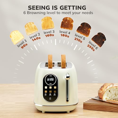 Smart Touch Screen Toaster 2 Slice