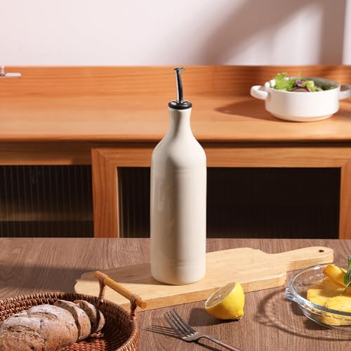 Sweejar Large Ceramic Olive Oil Dispenser Bottle