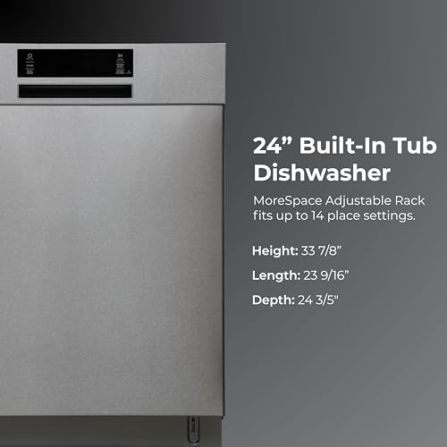 24" Built In Dishwasher