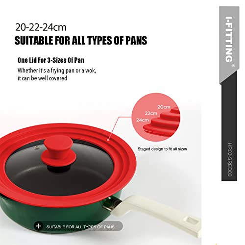 Universal Tempered Glass Lid for Pots