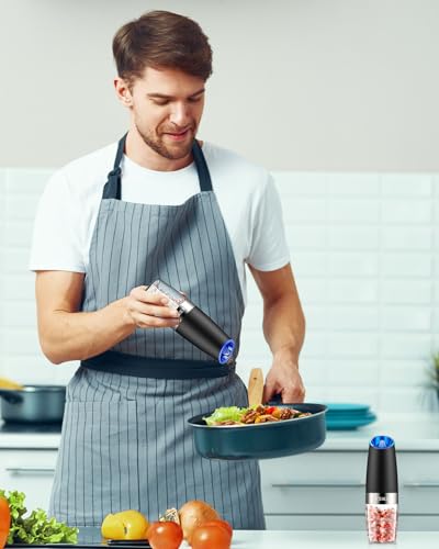 Gravity Electric Pepper and Salt Grinder Set (2 Count)