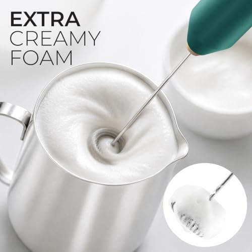 Powerful Milk Frother AA Batteries Included