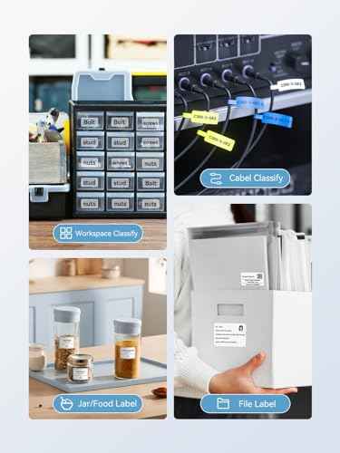 B1 Label Maker Machine with 3 Tapes