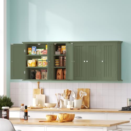 Laundry Cabinet with 3 Doors and Adjustable Shelves