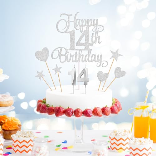 14th Birthday Cake Decorations