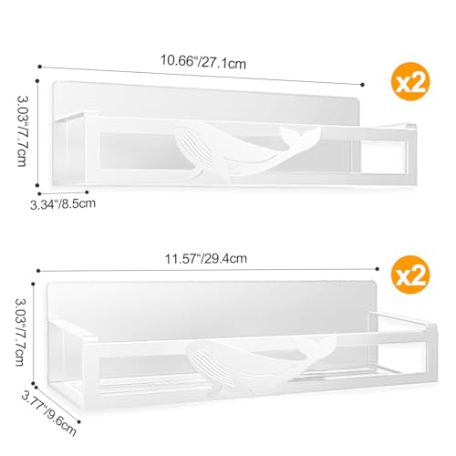 Magnetic Spice Rack for Refrigerator (4 Count)