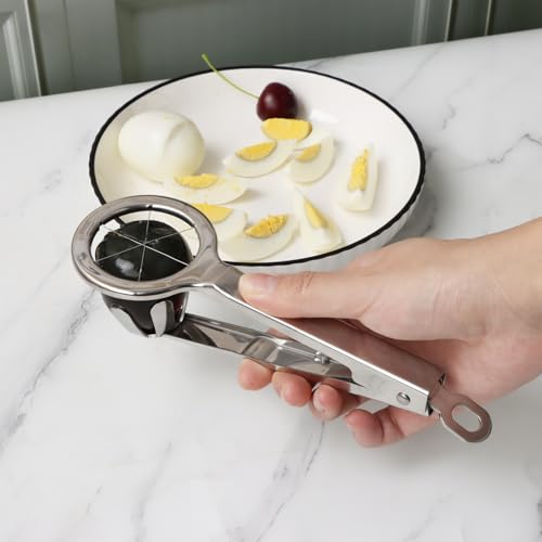 Best Utensils Stainless Steel Egg Slicer Wedger Cutter
