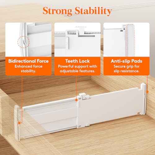 16 Pack 4" High Drawer Divider (16 Count)