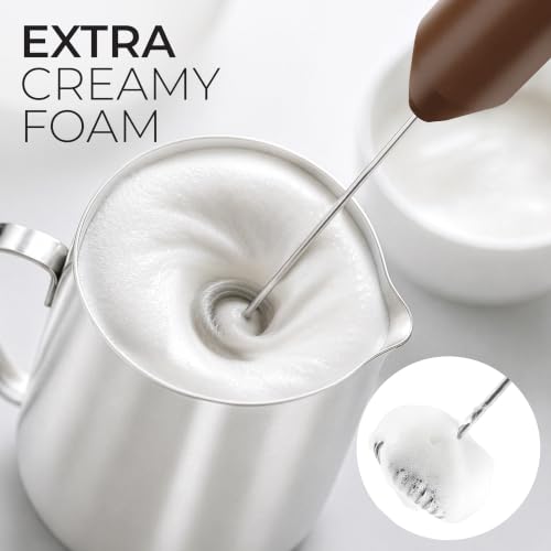 Powerful Milk Frother AA Batteries Included