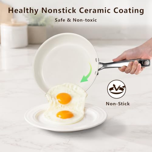 8" Nonstick Ceramic Frying Pan