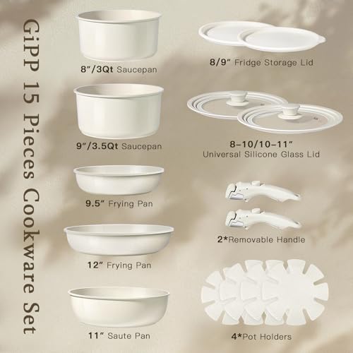 Ceramic Pots and Pans Set Non Stick