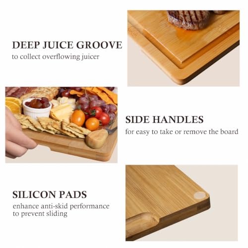 Bamboo Cutting Boards for Kitchen (3 Count)