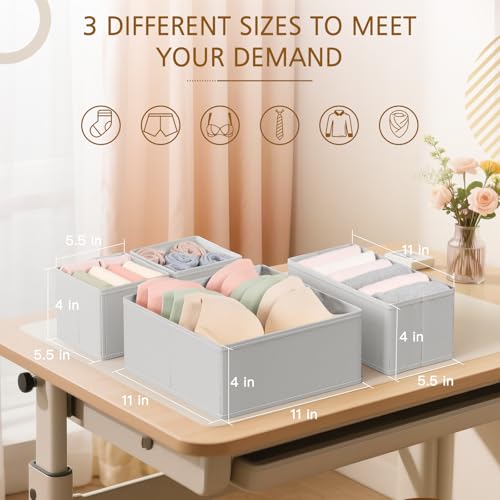 26 Pack Drawer Organizer for Clothes (26 Count)