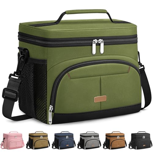 Lunch Box for Men Women Insulated Lunch Tote Cooler Bag Lunchbox