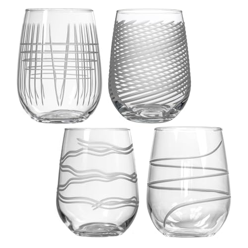 Symmetry Stemless Wine Glass (4 Count)