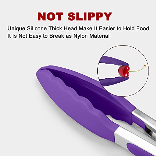 2 Pack Silicone Kitchen Tongs (2 Count)