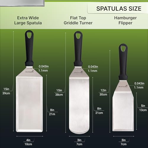 Metal Spatula Griddle Accessories Set