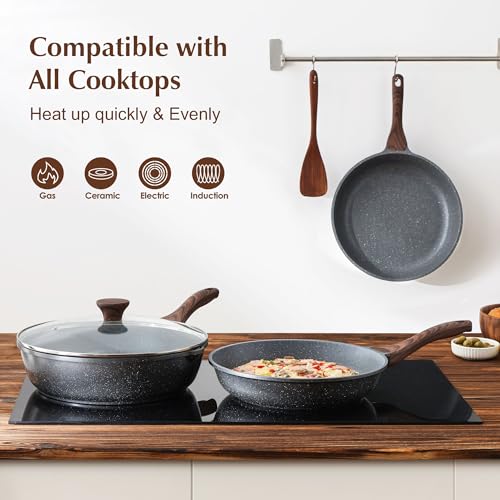 12.5 Inch Nonstick Frying Pan Skillet