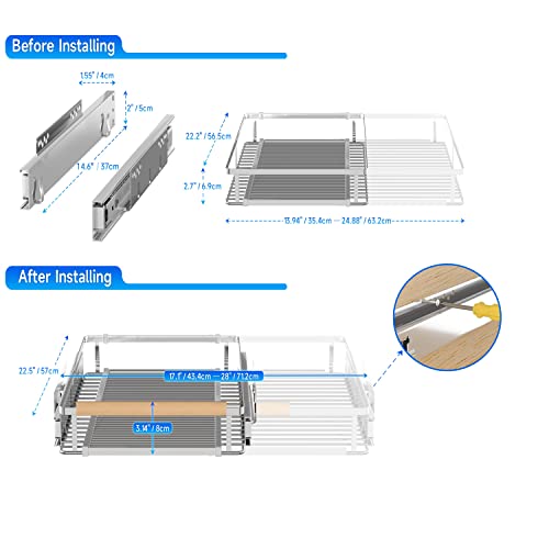 Expandable Pull Out Cabinet Organizer