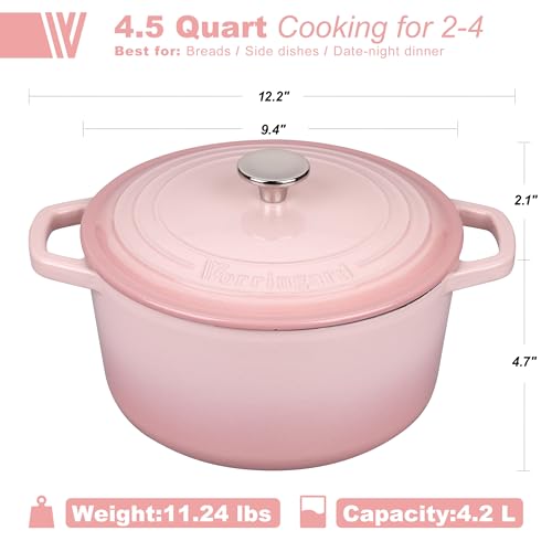 Enameled Cast Iron Dutch Oven Pot with Lid