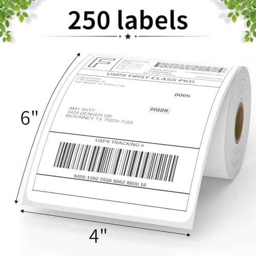 4x6 Thermal Shipping Labels