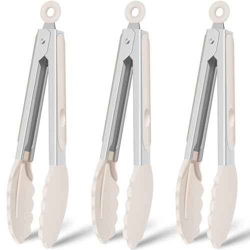 Silicone Serving Tongs for Cooking 9 (3 Count)