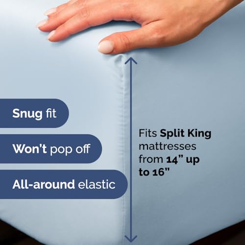 Flex Top Split Head King 4 Piece Sheet Set
